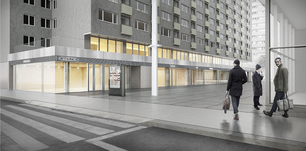 Modernizacja elewacji przy Złotej 11 - wyniki konkursu